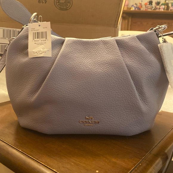 Coach Bags Nwt Coach Pebble Leather Everly Shoulder And Crossbody Bag Poshmark